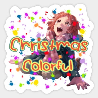 Christmas colorful Sticker